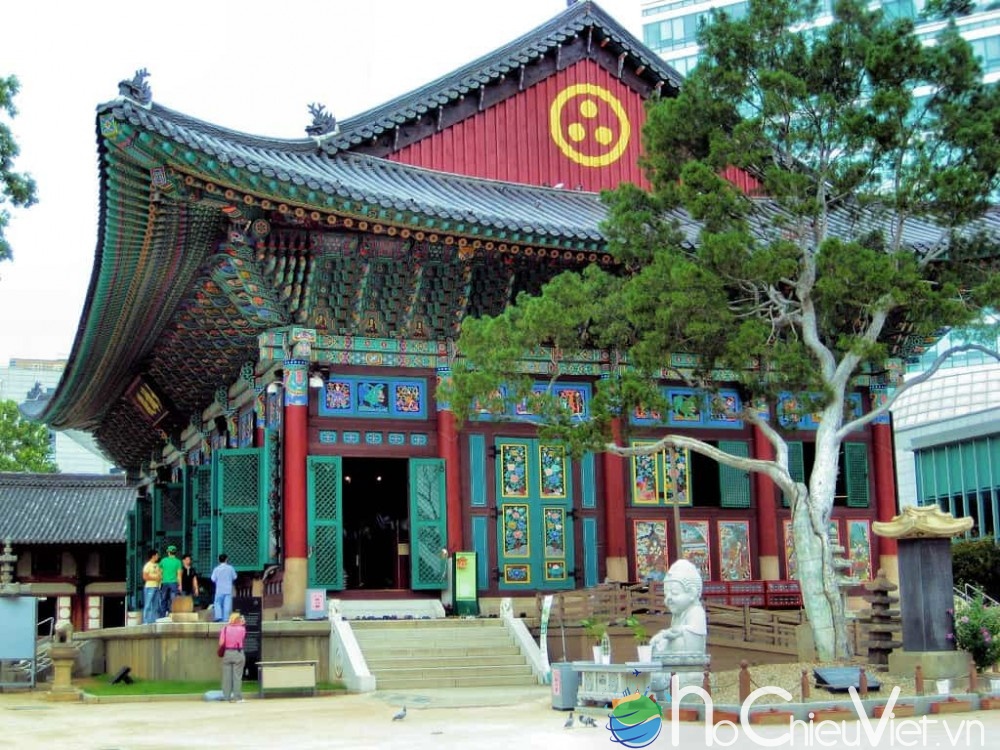 Chùa-Jogyesa-là-điểm-du-lịch-Seoul-miễn-phí