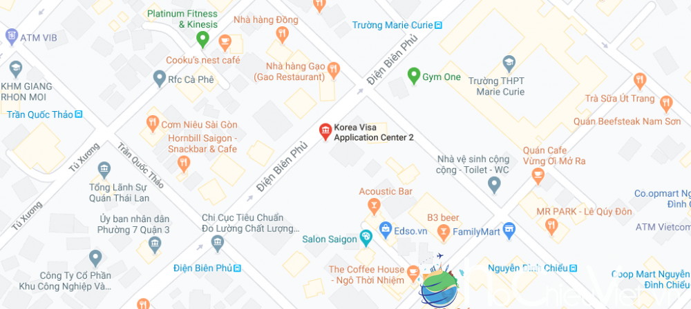 Địa chỉ nộp hồ sơ xin visa Hàn Quốc tại TP HCM - KVAC cơ sở 2