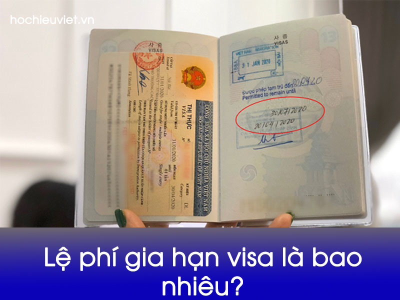 Gia hạn visa việt nam bao nhiêu tiền?
