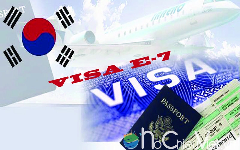 xin visa e7 hàn quốc
