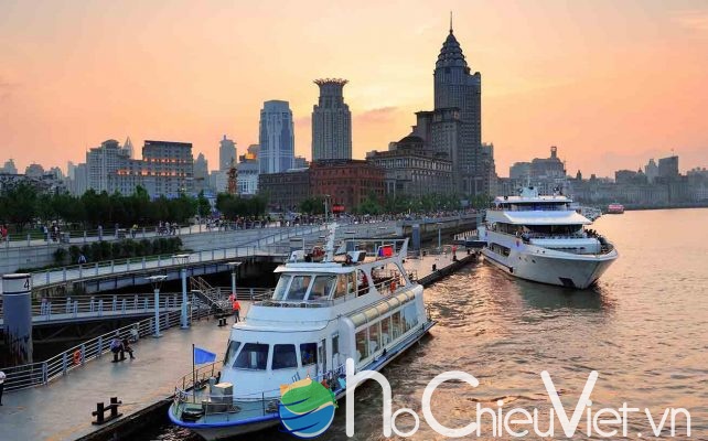 Du lịch Thượng Hải du thuyền trên sông Hoàng Phố