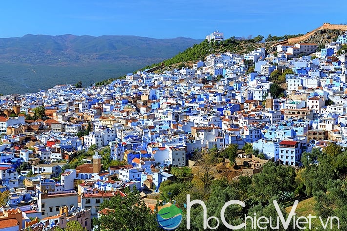 du-lịch-morocco-View-of-Chefchaouen-in-Marocco